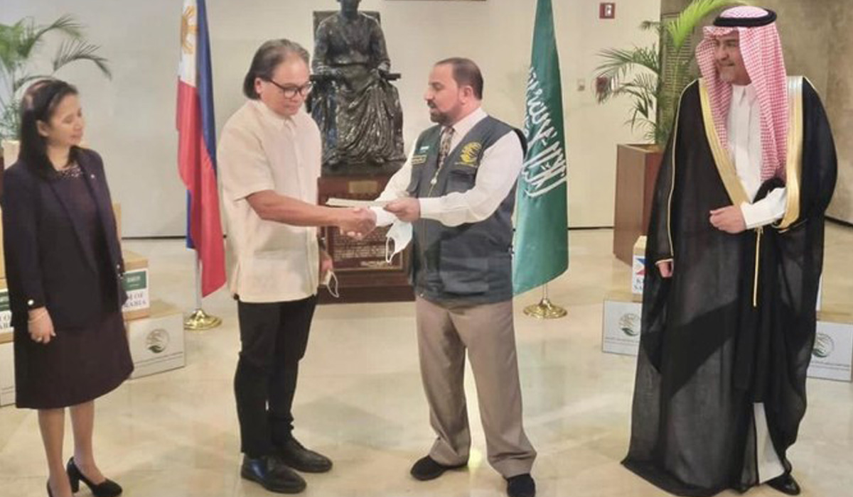 Saudi Arabia delivers humanitarian aid worth $3.2 million to Philippines